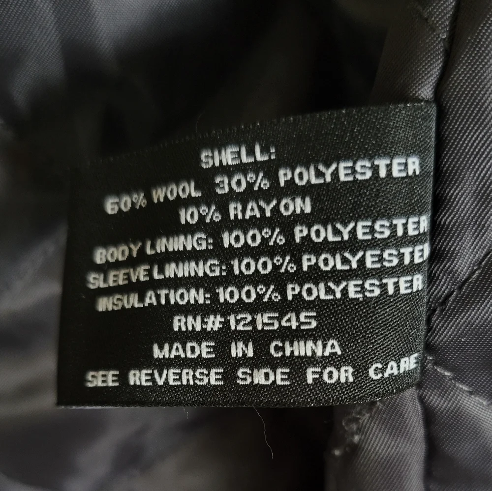 LONDON‎ FOG Amity Wool Blend Car Coat sz 2XB